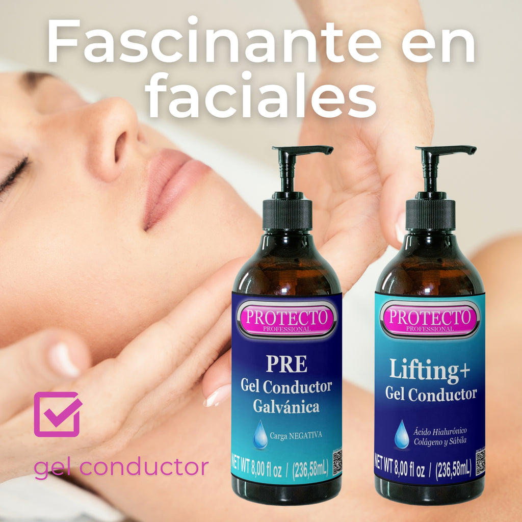 Kit Gel Facial Galvánica Pre Y Tratamiento
