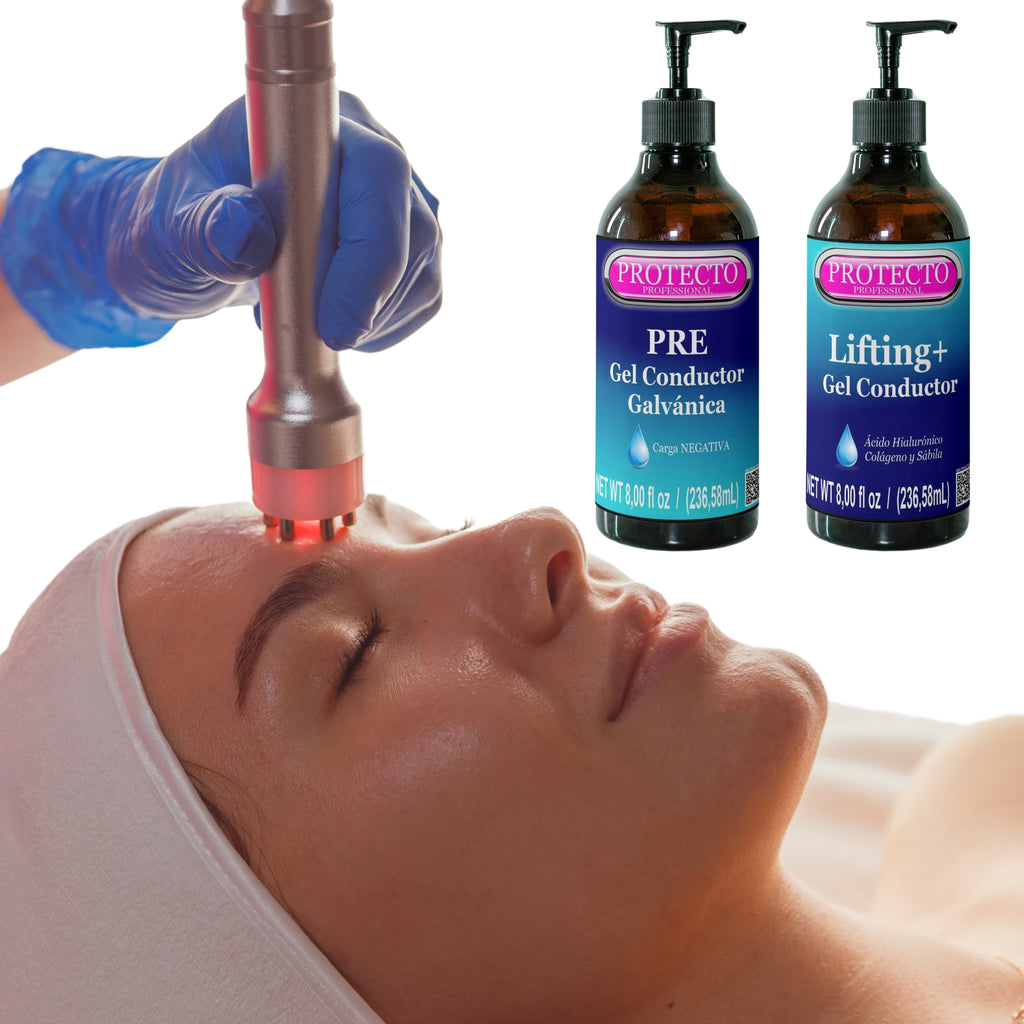Kit Gel Facial Galvánica Pre Y Tratamiento