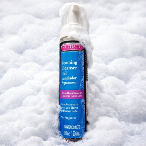 Gel Limpiador Facial Profesional con Ácido Hialurónico | Protecto Professional 236ml