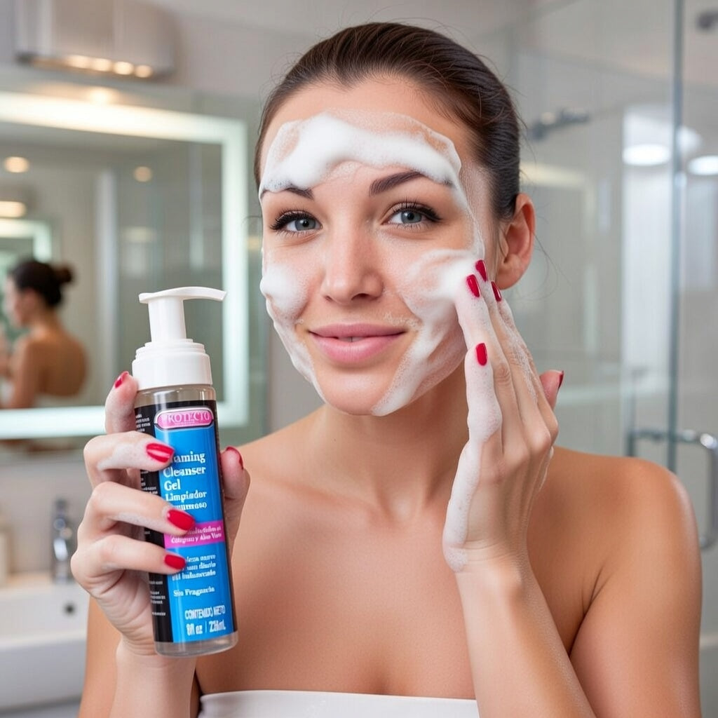 Gel Limpiador Facial Profesional con Ácido Hialurónico | Protecto Professional 236ml