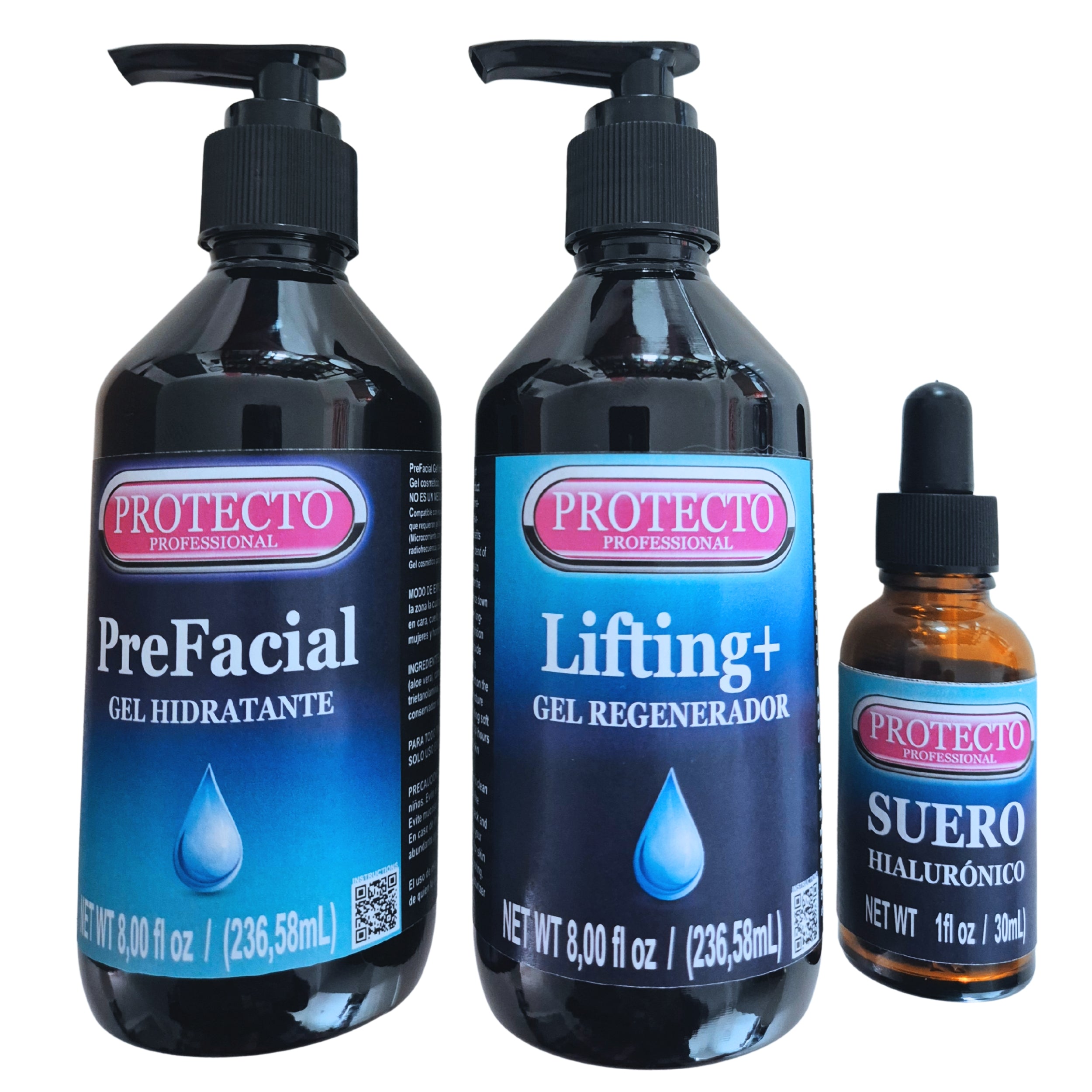 Kit Facial Aesthetic Prefacial Humectante con Aloe Vera, Regenerador Facial con Hialurónico